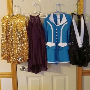 Jazz and lyrical dance costumes
